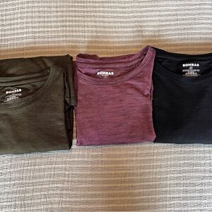 Bombas Trio Pack in Olive, Plum, and Jet Black